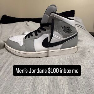 Jordan Sneakers - Black, White, and Gray
